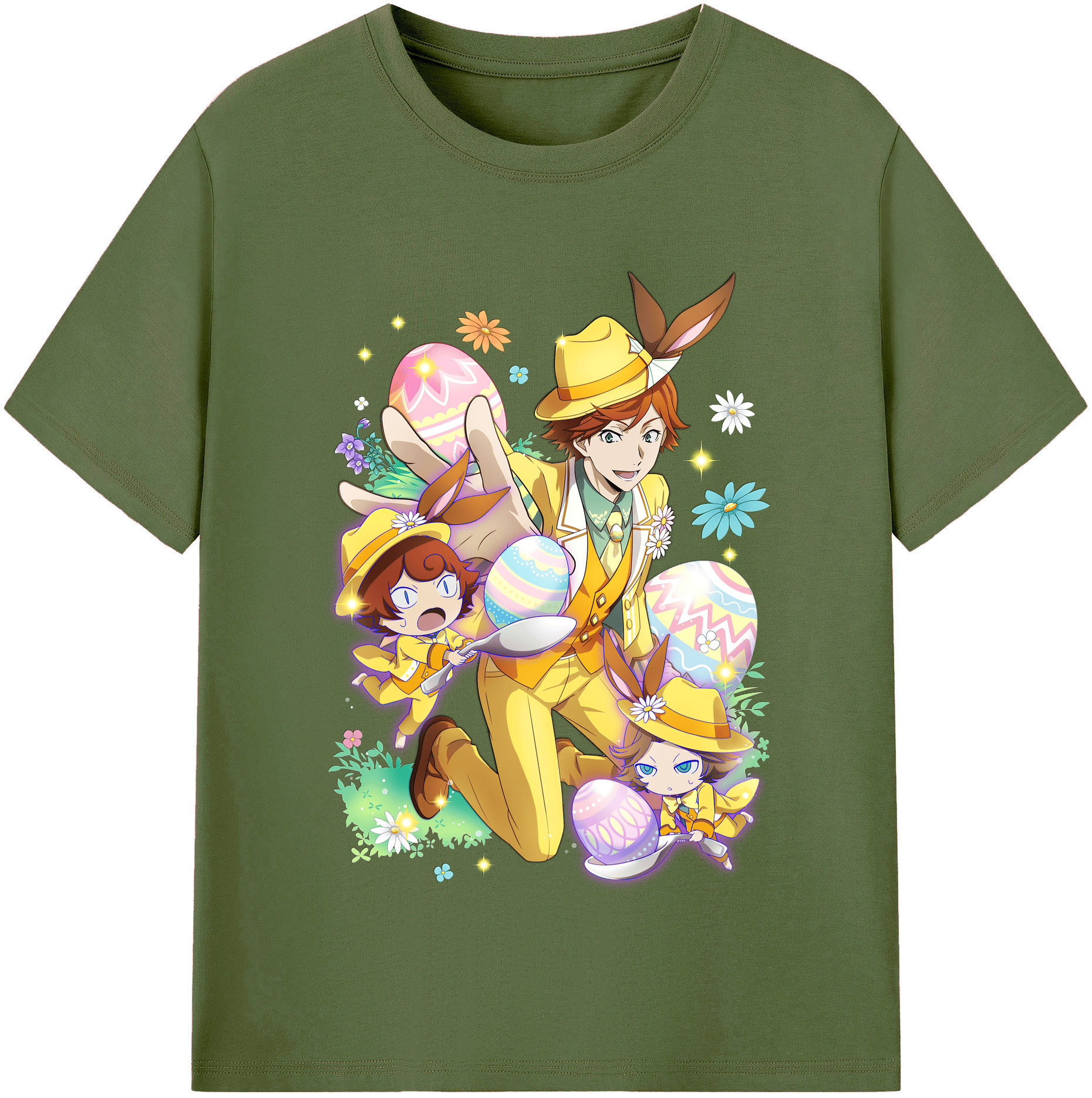 （画像用） 文豪ストレイドッグス Bungo Stray Dogs 綿100％半袖Tシャツ（フロントプリント）